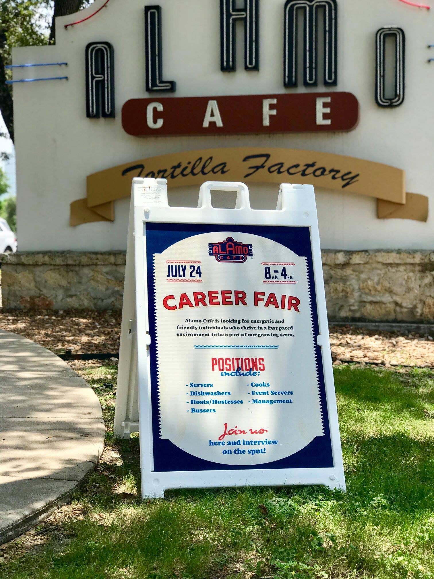 Alamo Cafe Career Fair 